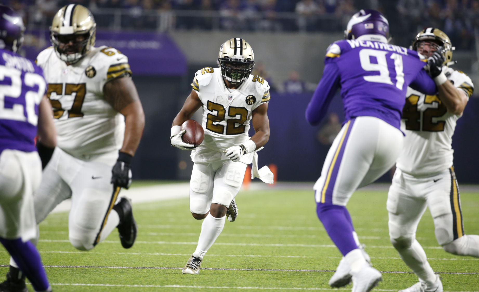 Saints Vikings Football
